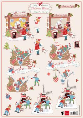 Marianne Design Decoupage sheets Christmas Wishes 1