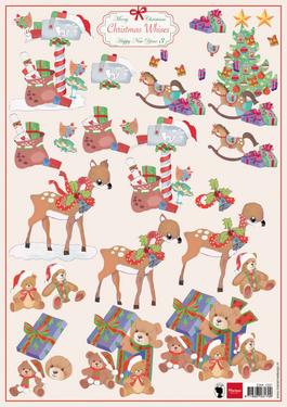 Marianne Design Decoupage sheets Christmas Wishes 3