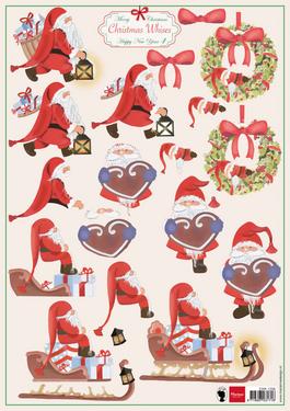 Marianne Design Decoupage sheets Christmas Wishes 4