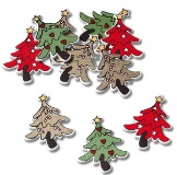 Wooden Christmas Embellishments 1