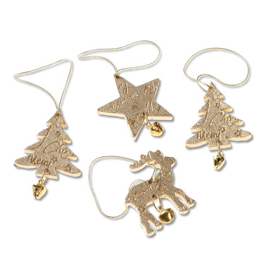 Gold Wooden Hanging Decorations