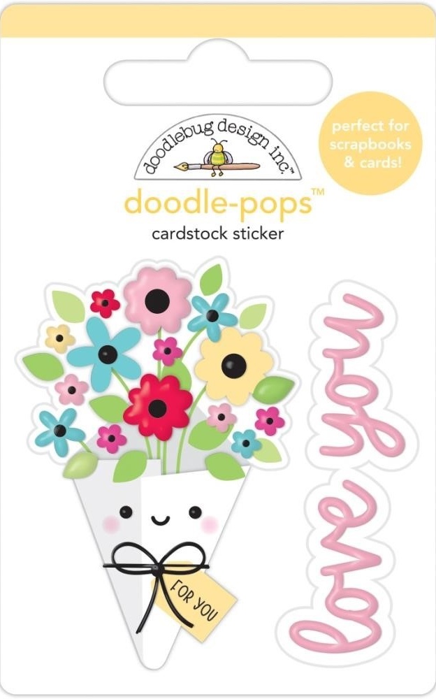 Doodlebug Design Bouquet of Love Doodle-Pops (7556)