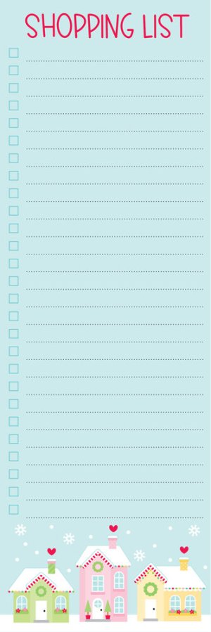 Doodlebug Design Christmas List Notepads (7897)