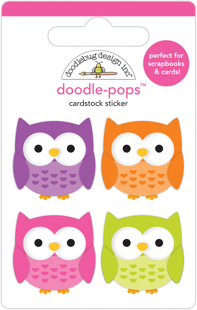 Doodlebug Design Happy Owl-o-ween Doodle-Pops (7418)