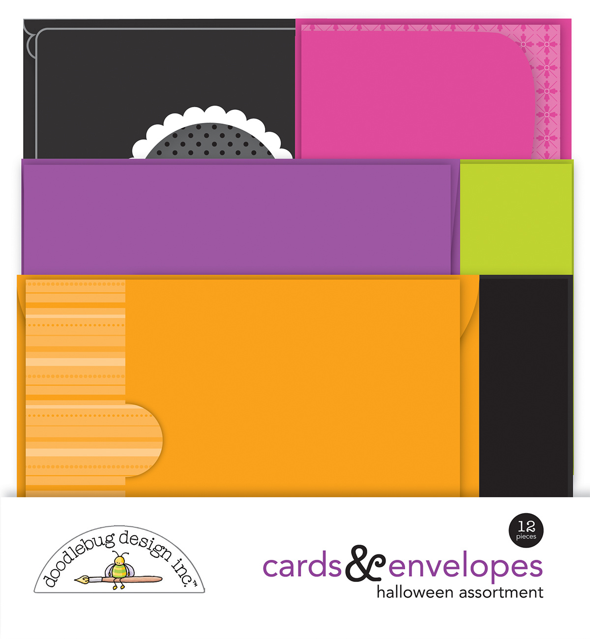 Doodlebug Design Halloween Assortment Cards & Envelopes (7428)