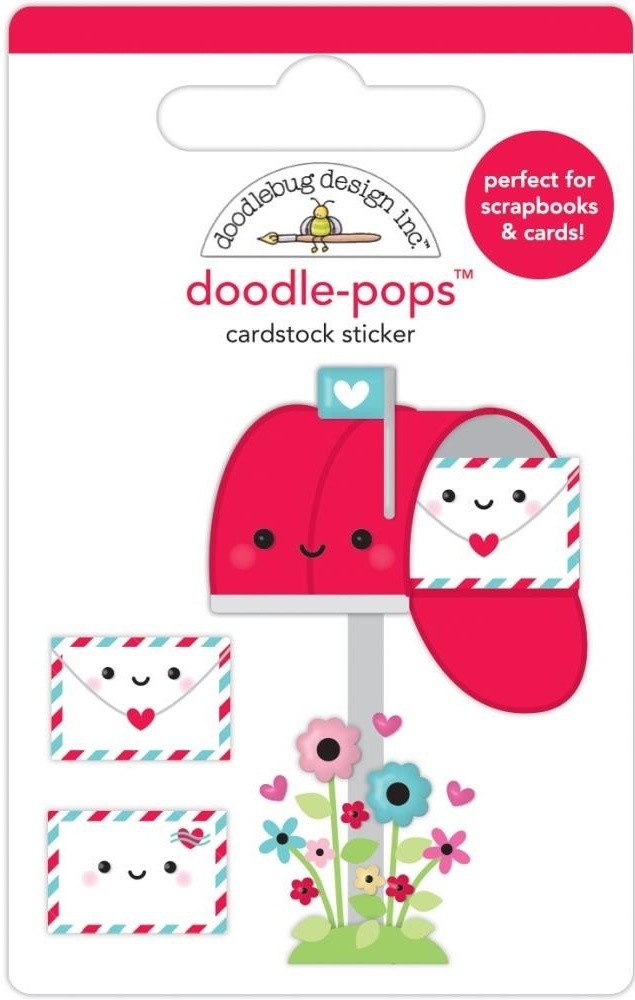 Doodlebug Design Sending Love Doodle-Pops (7560)