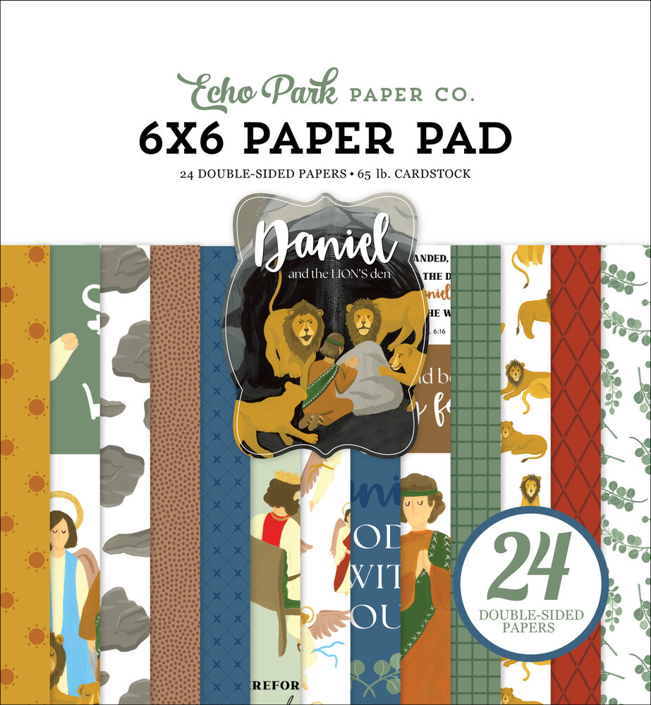 Echo Park Bible Stories: Daniel And The Lion's Den 6x6 Paper Pad