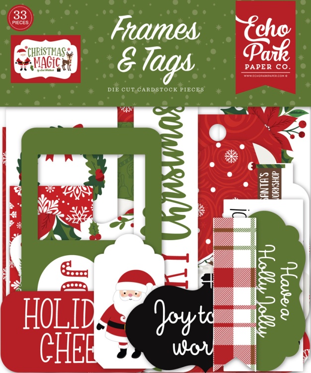 Echo Park Christmas Magic Frames & Tags
