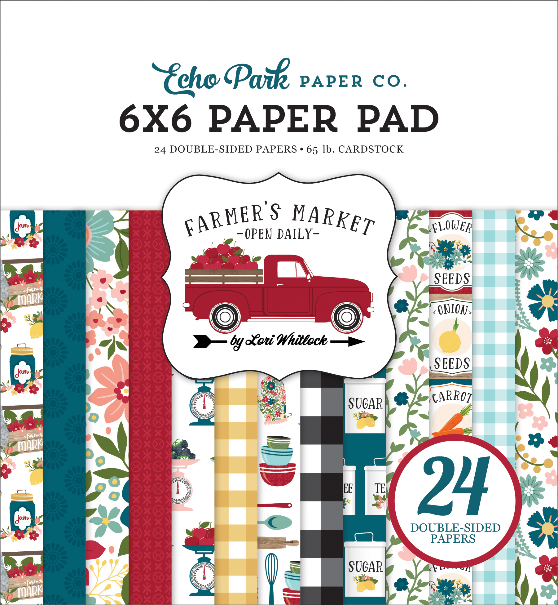 Echo Park Farmer's Market 6x6 Paper Pad 