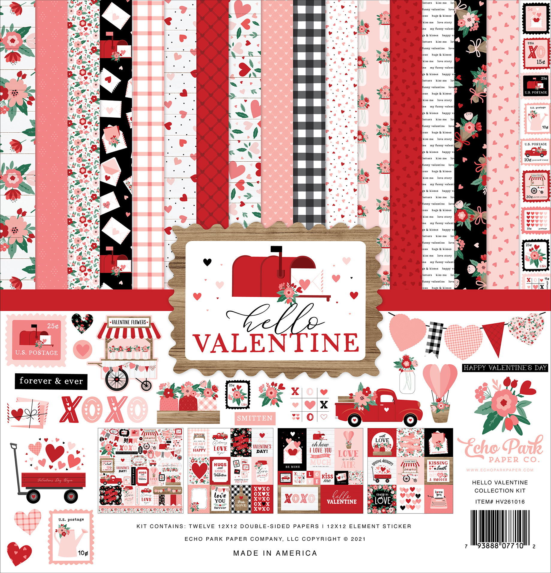 Echo Park Hello Valentine Collection Kit