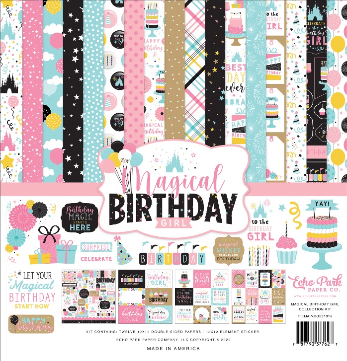 Echo Park Magical Birthday Collection Kit GIRL
