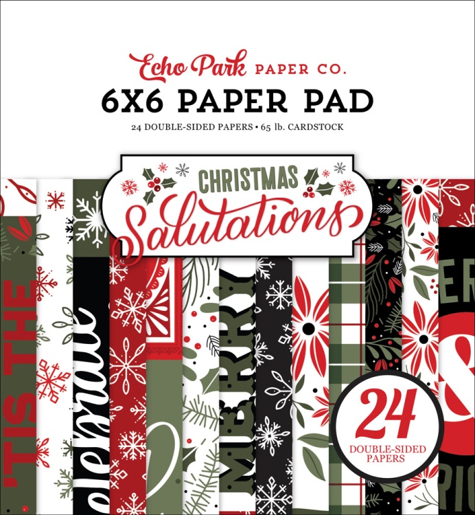 Echo Park Salutations Christmas 6x6 Paper Pad