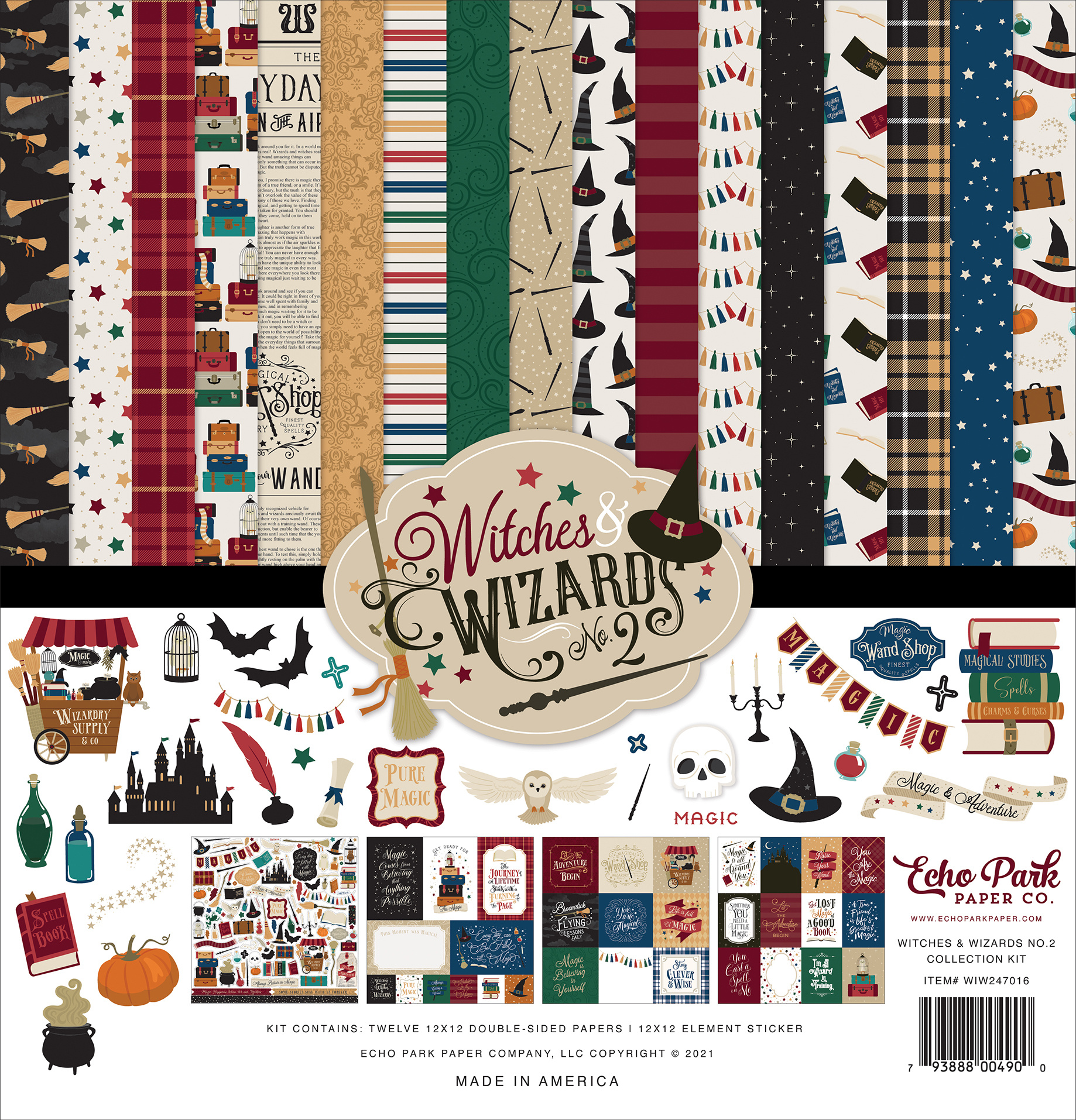 Echo Park Witches & Wizards No.2 Collection Kit 