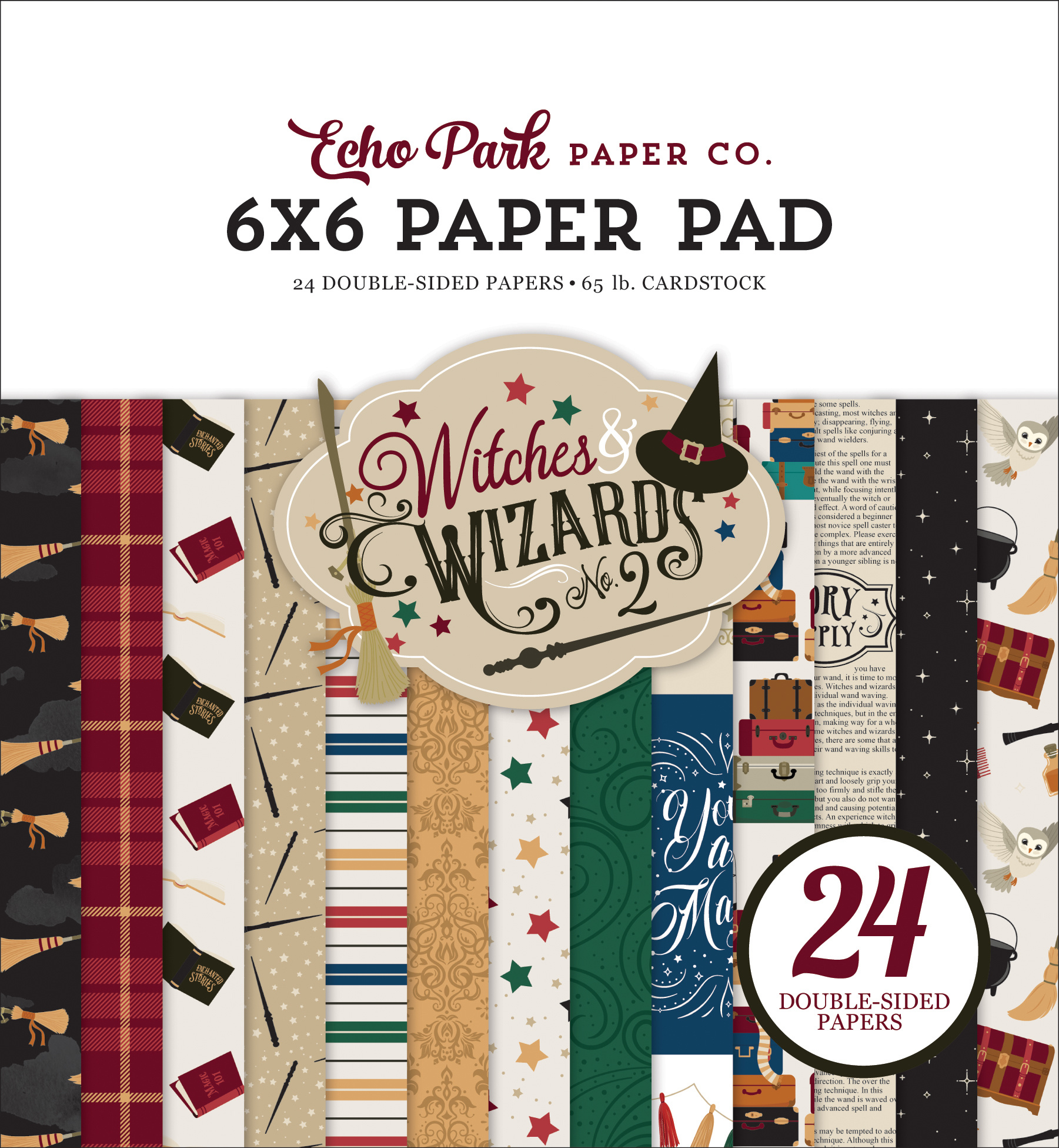 Echo Park Witches & Wizards No.2 6x6 Paper Pad
