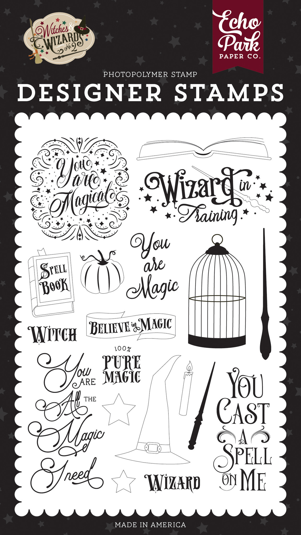 Echo Park Paper Witches & Wizards Double-Sided Cardstock 12x12 Something Magical