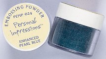 Embossing Powder - Enhanced Pearl Blue