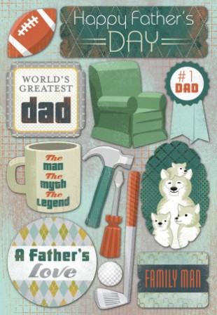 Karen Foster Stickers - World's Greatest Dad 
