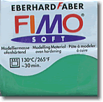 Fimo Soft Polymer Clay - Transparent Green (504)