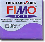 Fimo Soft Polymer Clay - Translucent Purple (604)