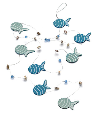 Fish Garland Blue/Turquoise (2727)