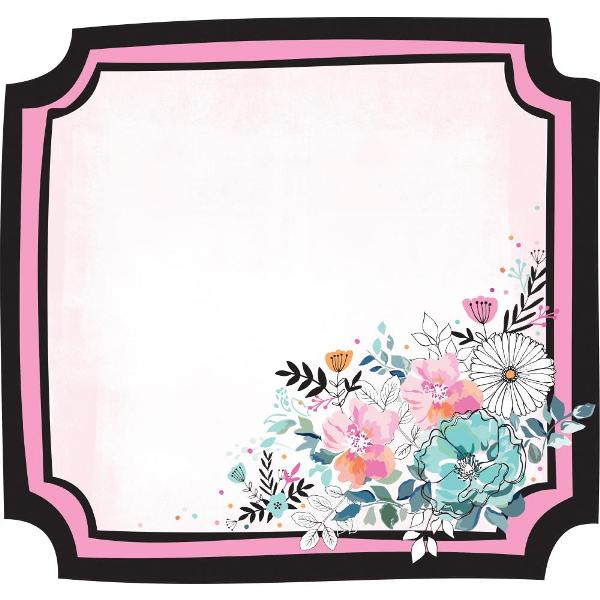 Kaisercraft Blessed Speciality Paper - Die-Cut Floral Frame