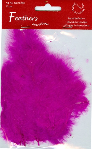 Marabou Feathers FUCHIA (2807)