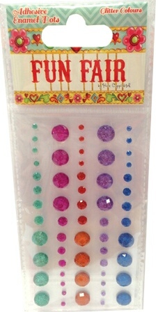 Fun Fair Enamel Dots - Glitter