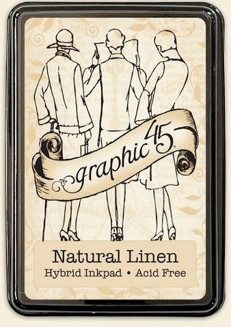 Graphic45 Hybrid Inkpad NATURAL LINEN