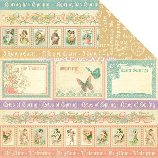 Graphic 45 Sweet Sentiments Paper - Spring has Sprung
