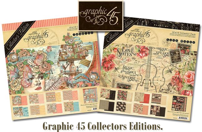 Graphic 45 - Love Notes Collector's Edition Collection - 8 X 8