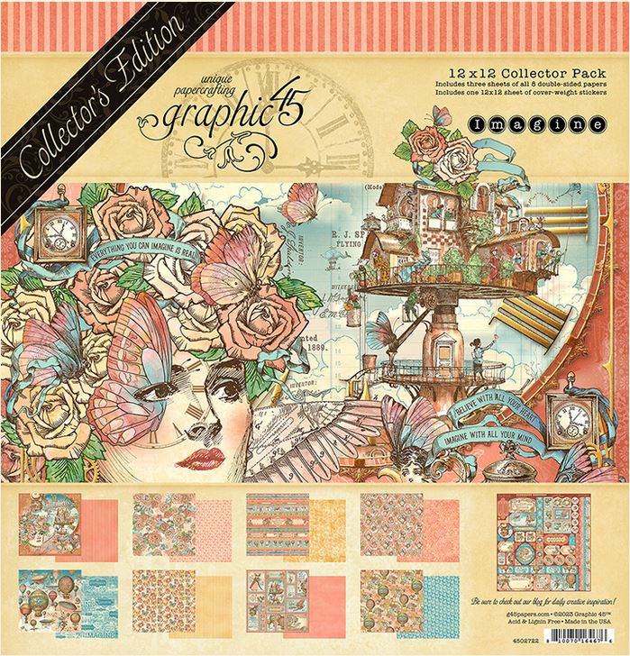 Graphic 45 12x12 Collections and Stamperia Collections - Craft and Hobby  Supplies - Imaginations