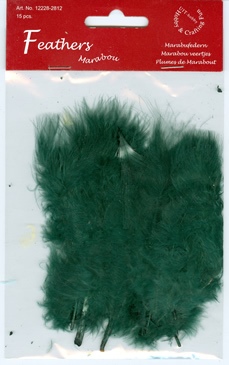 Marabou Feathers GREEN (2812)