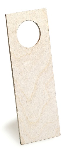 Wooden Door Hanger Natural (Small)