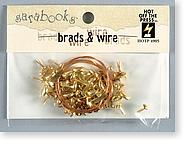 Sarabooks Brads & Wires Closures