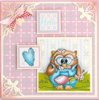 Idea for Owl decoupage 8633