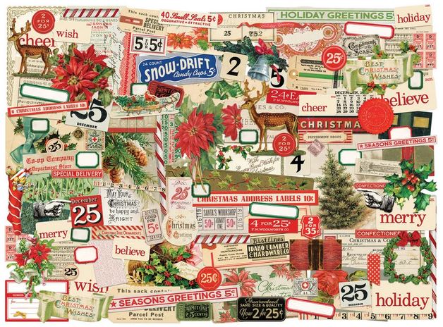 Idea-ology Tim Holtz Ephemera Pack Christmas 2023 (TH94347)