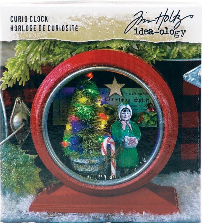 Tim Holtz Idea-ology Curio Clock Christmas (TH94282)