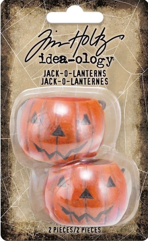Idea-ology Tim Holtz Halloween Jack-O-Lanterns (2pcs) (TH94179)