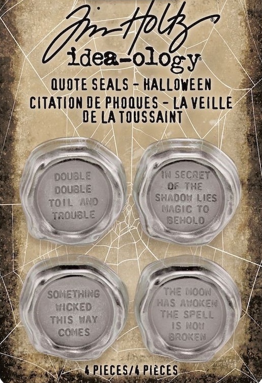 Idea-ology Tim Holtz Halloween Quote Seals (TH94163)