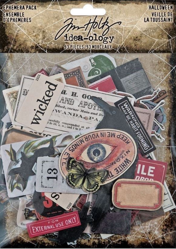 Tim Holtz idea-ology Halloween Ephemera Pack (TH94151)