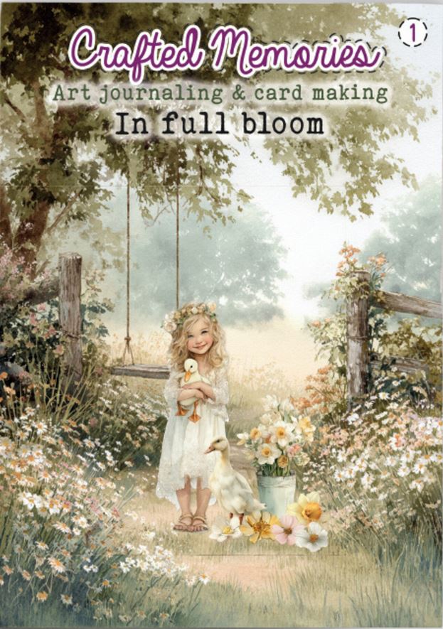 Creatief Art In Full Bloom Book Crafted Memories (CM-BOEK-001)