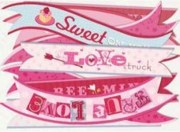 K&Co Sweet Talk - Banners Die-cut Cardstock