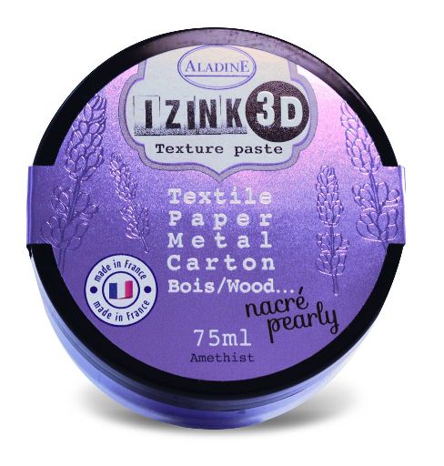 Izink 3D PEARL Texture Paste AMATHYST