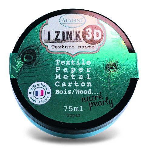 Izink 3D PEARL Texture Paste TOPAZ