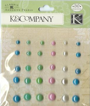 K&Co Margo Self Adhesive Pearls