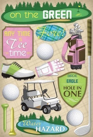 Karen Foster Stickers - Womens Tee Time (Golf)