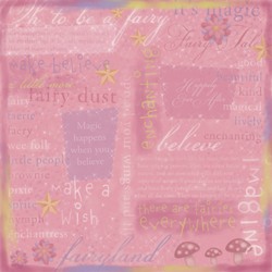 Karen Foster Paper - Fairy Collage