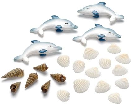 Maritime Dolphins/Shells (2758)