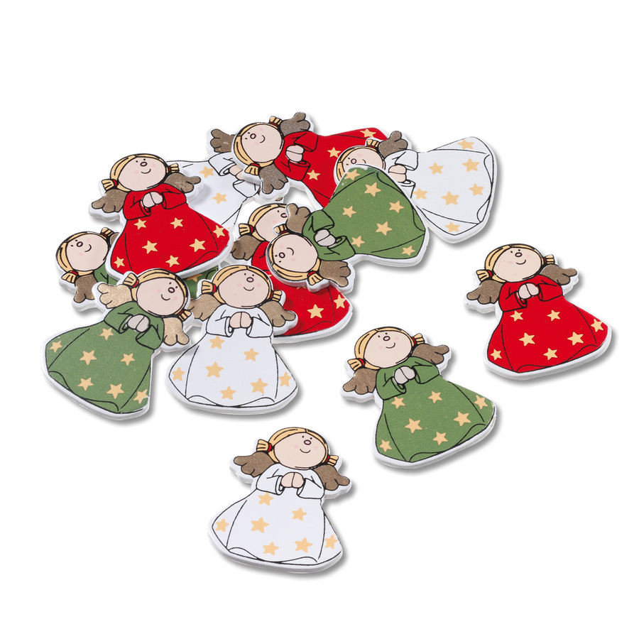 Christmas Embellishments: Angels (24Pcs)