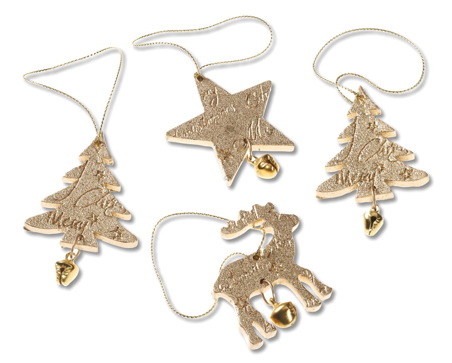 Gold Wooden Hanging Decorations